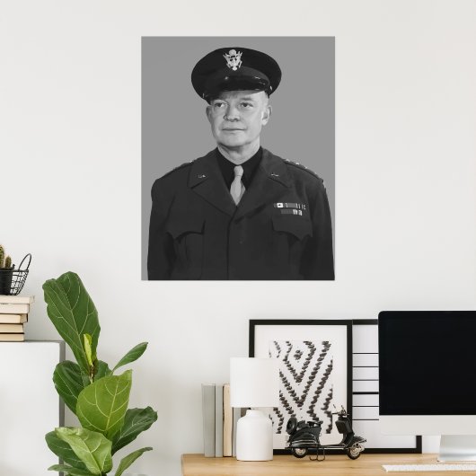 Dwight D. Eisenhower Poster (Thuiskantoor)