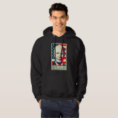 Dwight D Eisenhower Propaganda Poster Hoodie (Voorkant volledig)