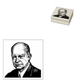 Dwight D Eisenhower Rubber Stamp Rubberstempel (Gestempeld)