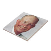Dwight D. Eisenhower Tegeltje (Zijkant)