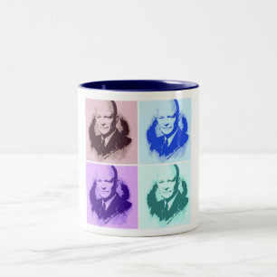 Dwight D Eisenhower Tweekleurige Koffiemok