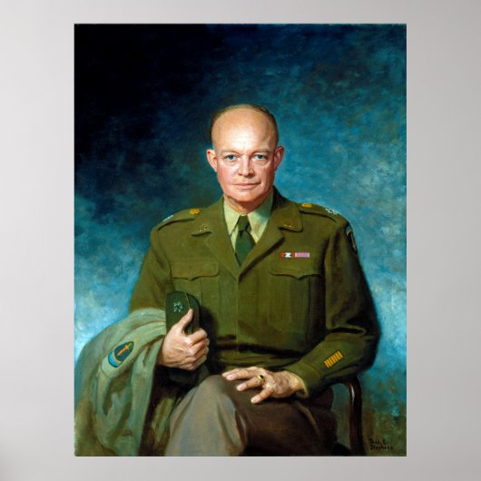 Dwight D. Eisenhower van Thomas Edgar Stephens 194 Poster (Voorkant)