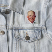 Dwight D. Eisenhower Vierkante Button 5,1 Cm (In situ)