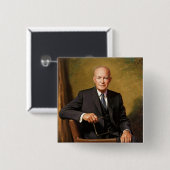 Dwight D. Eisenhower Vierkante Button 5,1 Cm (Voorkant /achterkant)