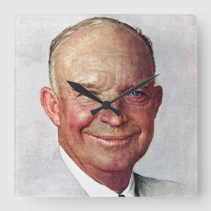 Dwight D. Eisenhower Vierkante Klok