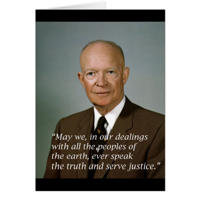 Dwight D. Eisenhower White House-portret (Voorkant)