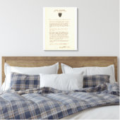 Dwight D. Eisenhower's Order of the Day (1944) Canvas Afdruk (Insitu (Slaapkamer))