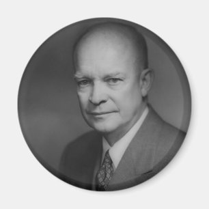 Dwight D. Eiserhower Portret Magneet