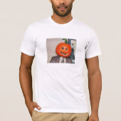 Dwight Dearing Pompoen Head Halloween T-shirt (Voorkant)