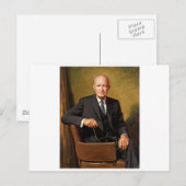 Dwight Eisenhower Briefkaart (Voorkant / Achterkant)
