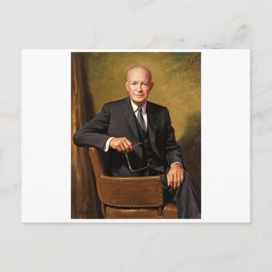 Dwight Eisenhower Briefkaart (Voorkant)