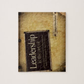 Dwight Eisenhower Inspirerend citaat "leiderschap" Legpuzzel (Verticaal)