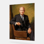 Dwight Eisenhower President Witte Huis Acryl Bord (Hoek)