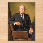 Dwight Eisenhower President Witte Huis Acryl Uitnodigingen (Voorkant)