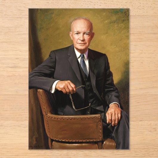 Dwight Eisenhower President Witte Huis Acryl Uitnodigingen (Voorkant)
