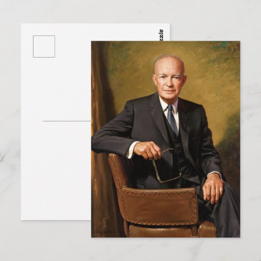 Dwight Eisenhower President Witte Huis Briefkaart (Voorkant / Achterkant)