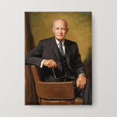 Dwight Eisenhower President Witte Huis Button (Voorkant)