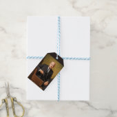 Dwight Eisenhower President Witte Huis Cadeaulabel (Met Touw)