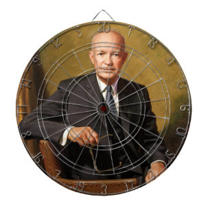 Dwight Eisenhower President Witte Huis Dartbord