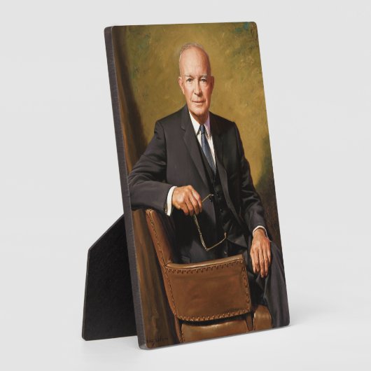Dwight Eisenhower President Witte Huis Fotoplaat (Zijkant)
