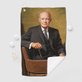 Dwight Eisenhower President Witte Huis Golfhanddoek (Insitu)