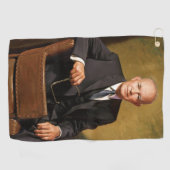 Dwight Eisenhower President Witte Huis Golfhanddoek (Horizontaal)