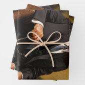 Dwight Eisenhower President Witte Huis Inpakpapier Vel (In situ)