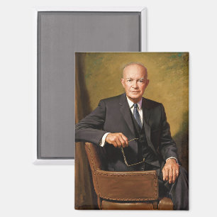 Dwight Eisenhower President Witte Huis Magneet
