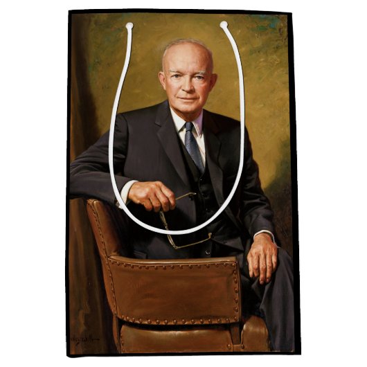Dwight Eisenhower President Witte Huis Medium Cadeauzakje (Voorkant)