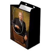 Dwight Eisenhower President Witte Huis Medium Cadeauzakje (Achterkant Gekanteld)