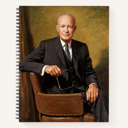 Dwight Eisenhower President Witte Huis Notitieboek (Voorkant)