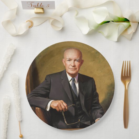 Dwight Eisenhower President Witte Huis Papieren Bordje (Huwelijk)