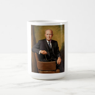 Dwight Eisenhower President Witte Huis Portret Magische Mok