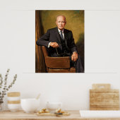 Dwight Eisenhower President Witte Huis Poster (Keuken)