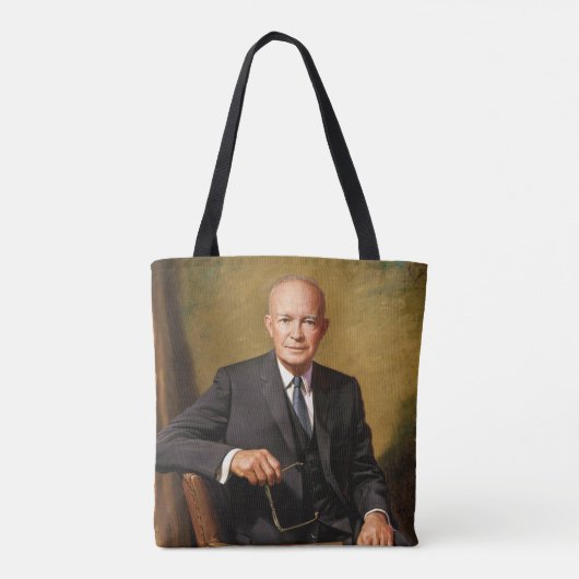Dwight Eisenhower President Witte Huis Tote Bag (Achterkant)