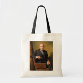 Dwight Eisenhower President Witte Huis Tote Bag (Voorkant)