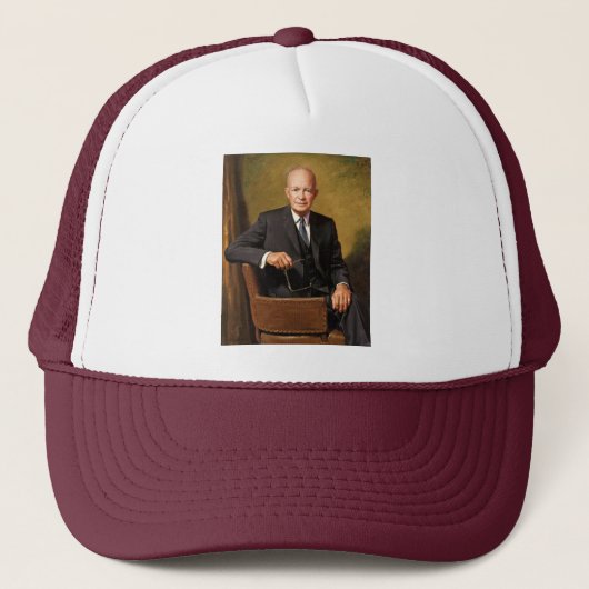 Dwight Eisenhower President Witte Huis Trucker Pet (Voorkant)