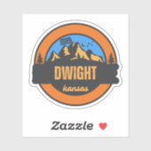 Dwight, Kansas Sticker (Vel)