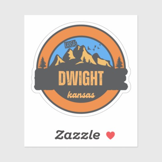 Dwight, Kansas Sticker (Vel)