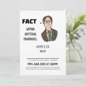 Dwight Wedding Uitnodigingen (Staand voorkant)