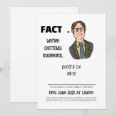Dwight Wedding Uitnodigingen (Voorkant / Achterkant)