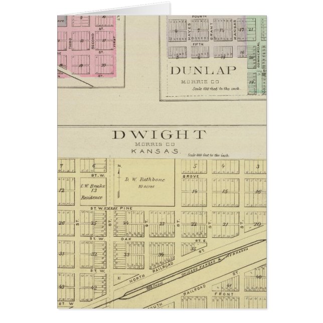 Dwight, Wilsey, Dunlap, Kansas (Voorkant)