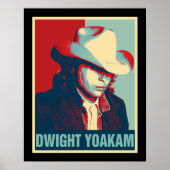 Dwight Yoakam Retro Hope Style Gift voor Fans.png Poster (Voorkant)