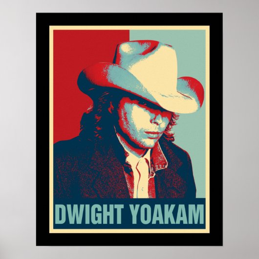 Dwight Yoakam Retro Hope Style Gift voor Fans.png Poster (Voorkant)