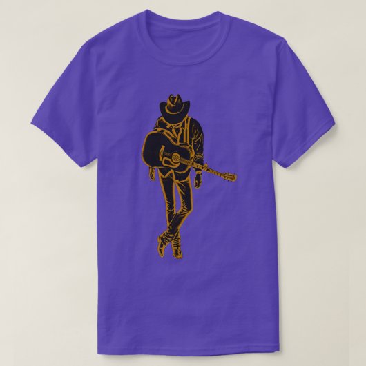 Dwight Yoakam speelt gitaar 1 T-shirt (Design voorkant)