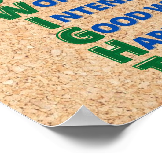 Dwight's akoestische poster (Hoek)