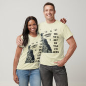 Dwing jezelf om verder te gaan t-shirt (Unisex)