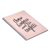 Dwing Kindness like Confetti Happy Notebook Notitieboek (Rechterzijde)