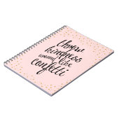 Dwing Kindness like Confetti Happy Notebook Notitieboek (Linkerzijde)