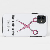 Dwing Me Niet Om Je Te Knippen (Roze Kapschaar) Case-Mate iPhone Case (Achterkant (horizontaal))